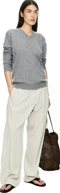 Cashmere-Pullover 'Nian' Grau