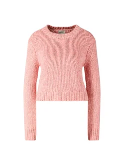 Cashmere-Pullover 'Pathayi Mouliné' Chunky Rosé