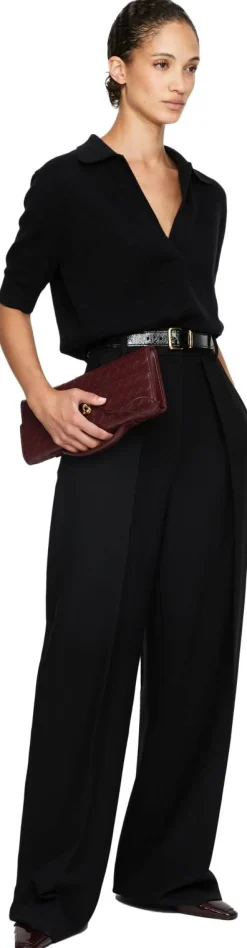 Cashmere-Pullover 'Shrunken Jo' Schwarz