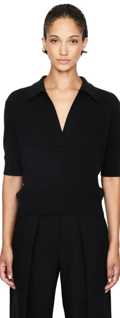 Cashmere-Pullover 'Shrunken Jo' Schwarz