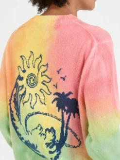 Cashmere-Pullover 'Wave Aura' Multi