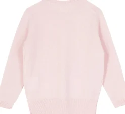 Cashmere-Rundhalspullover Rosé