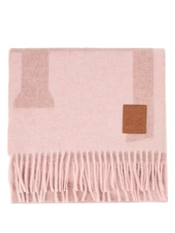 Cashmere-Schal mit Rosé