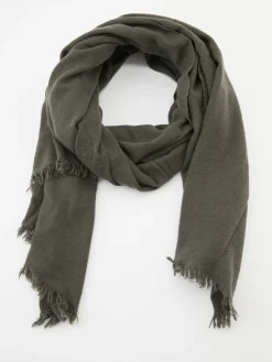 Cashmere-Schal 'Sim' Dunkelgrün