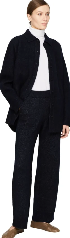Cashmere-Seidenhemd 'Briala' Navy