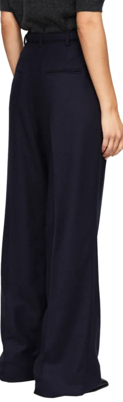 Cashmere-Seidenhose 'Vargas' Marineblau