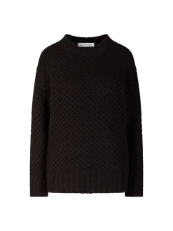 Cashmere-Seidenpullover 'Aurelline' Schokolade