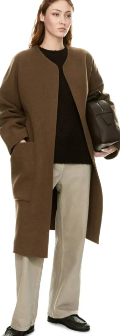 Cashmere-Seidenpullover 'Aurelline' Schokolade