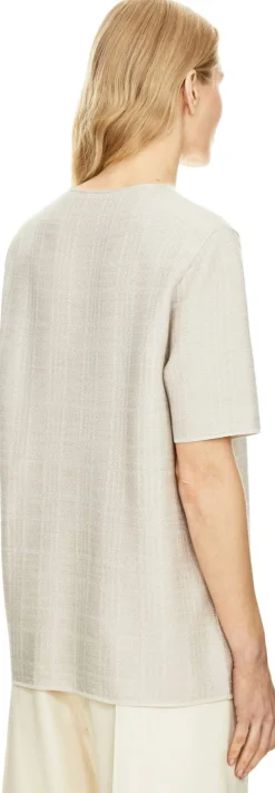 Cashmere-Seidenpullover Beige