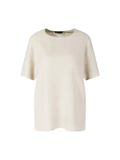 Cashmere-Seidenpullover Beige