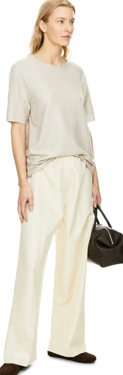 Cashmere-Seidenpullover Beige