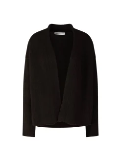 Cashmere-Seidenstrickjacke 'Jera' Schokolade