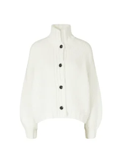 Cashmere-Seiden-Strickjacke Cloud Light