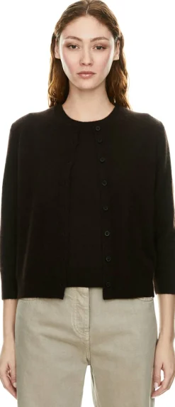 Cashmere-Seide Twin-Set 'Niara' Schokolade