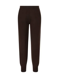 Cashmere-Strickhose Dunkelbraun