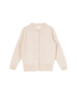 Cashmere-Strickjacke Beige