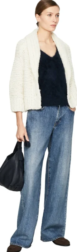 Cashmere-Strickjacke 'Jonara Handstrick' Off White