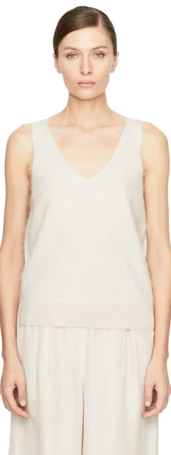 Cashmere-Top 'Kala' Alabaster