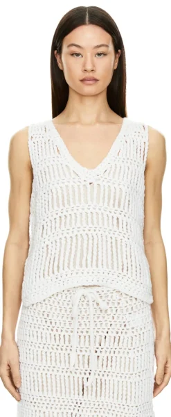 Cashmere-Top 'Sunny' Off White