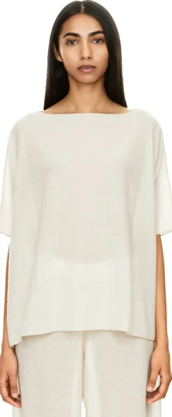 Cashmere-T-Shirt Beige