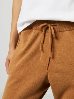 Cashmere-Woll-Loungepants Braun