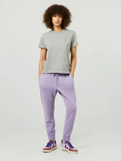 Cashmere-Woll-Loungepants Flieder