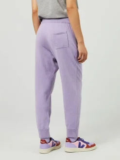 Cashmere-Woll-Loungepants Flieder