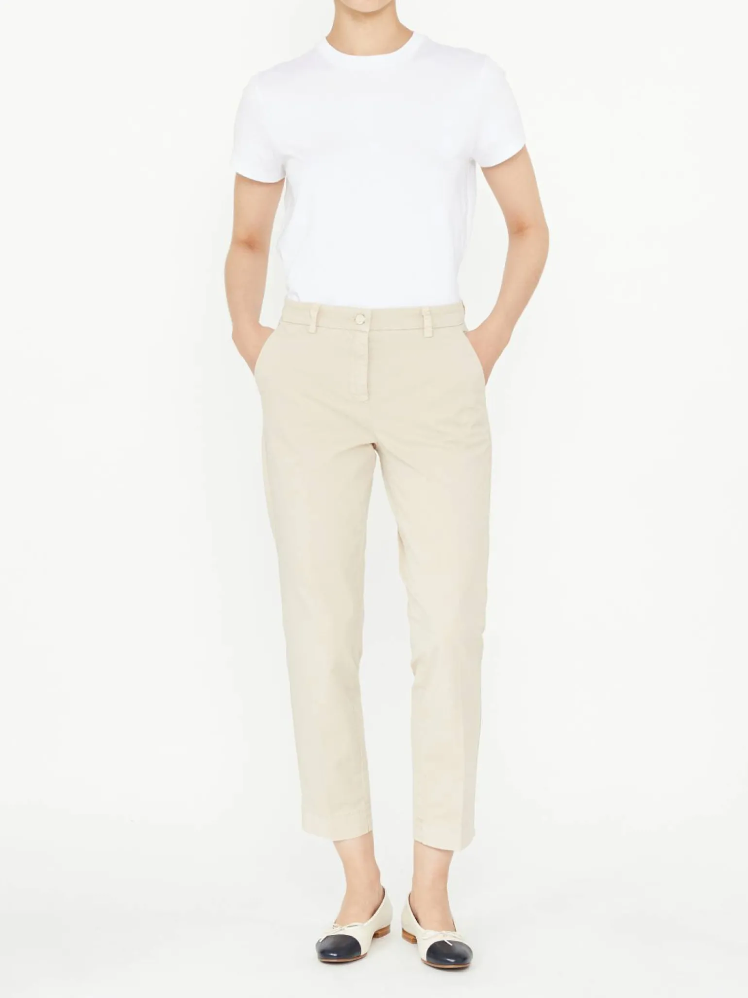 Chino Hose 'Karina' Beige