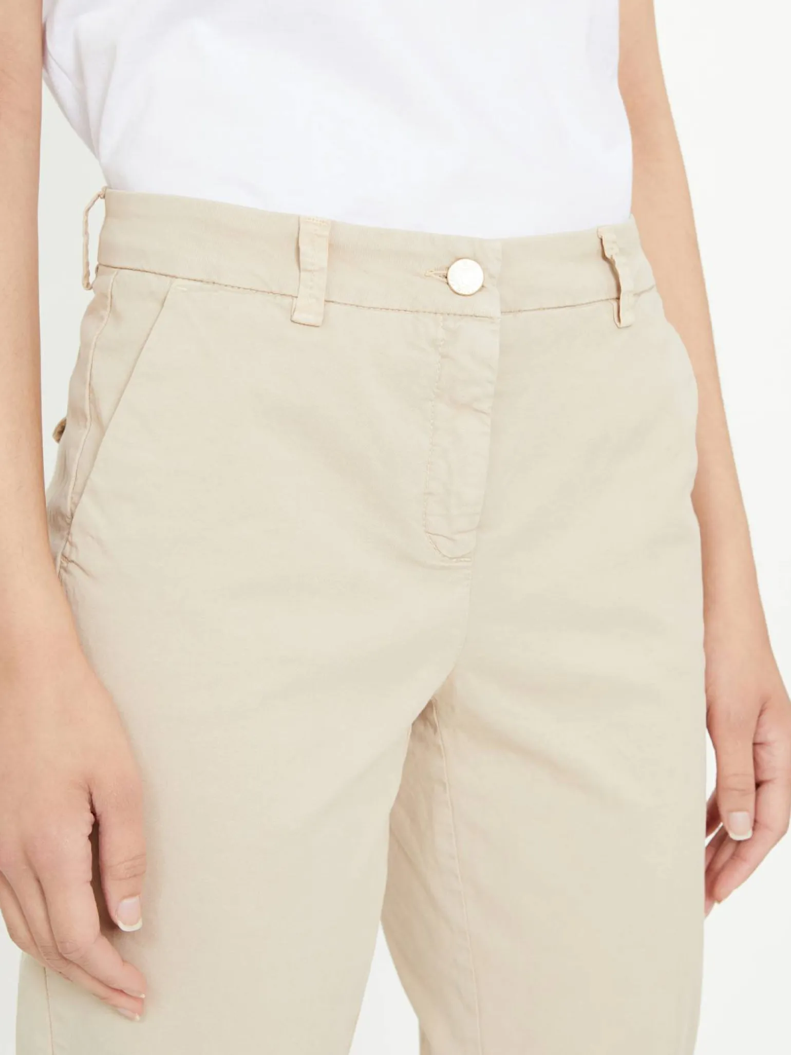 Chino Hose 'Karina' Beige
