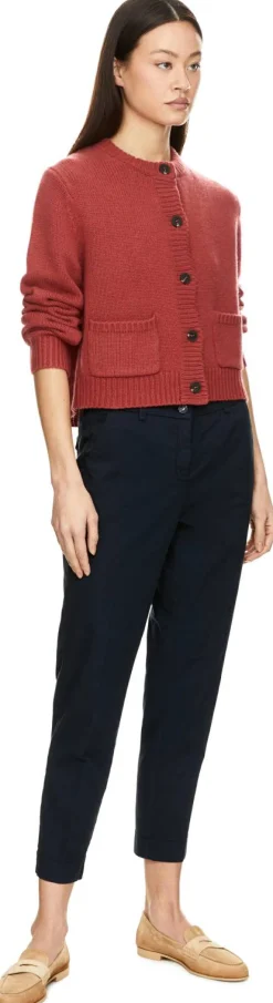 Chino Hose 'Karina' Mittelblau