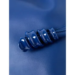 Clutch 'Flamenco Coil Medium' Stellar Blue