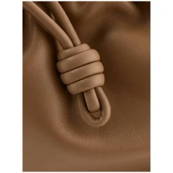Clutch 'Flamenco Medium' mit Kette Mocha