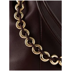 Clutch 'Flamenco Medium' mit Kette Dark Burgundy