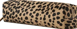 Clutch 'Kye' mit Hyänenmuster Schwarz/Beige