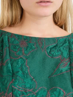 Cocktailkleid aus Caltha Sketch Jacquard Cypress Green