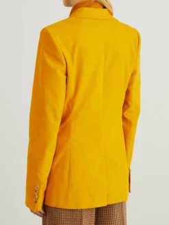 Cord-Blazer 'Angela' Safrangelb