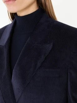 Cord-Blazer 'Gavin' Marineblau