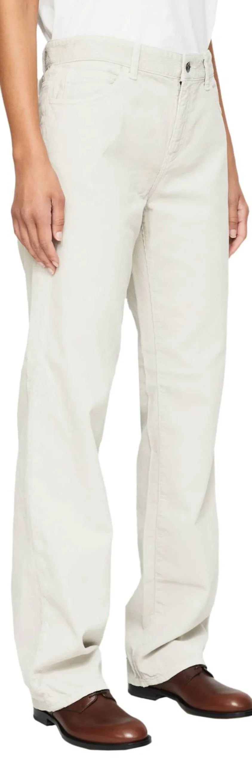 Cordhose 'Carlyl' Crème