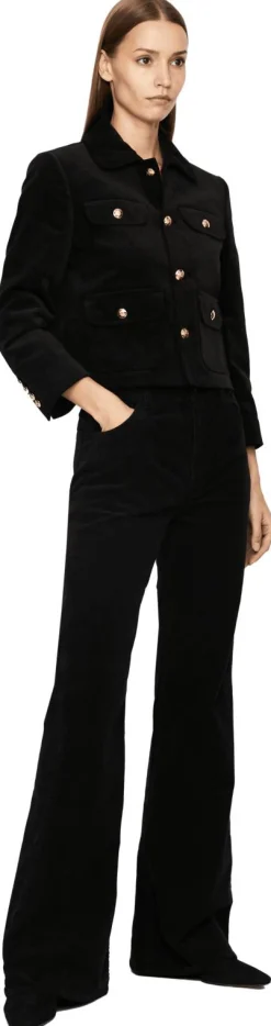 Cordhose 'Roe' Schwarz