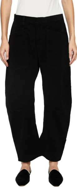 Cordhose 'Shon' Schwarz