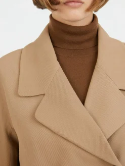 Cropped Blazer Beige
