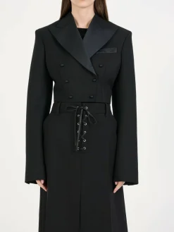 Cropped Boxy-Blazer Schwarz