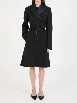 Cropped Boxy-Blazer Schwarz