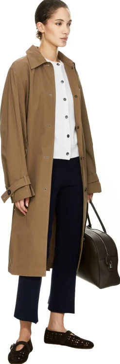 Cropped Cashmere-Strickjacke Cloud