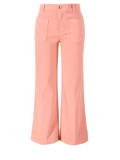 Cropped Hose Coral