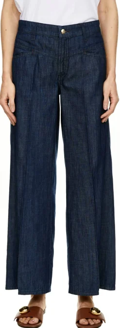 Cropped Jeans 'Aimee Seam Cropped' Dunkelblau