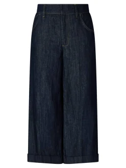 Cropped Jeans 'Efedra' Dunkelblau