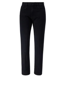 Cropped Jeans 'Romeo' Schwarz