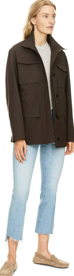 Cropped-Jeans 'The Insider Step Fray' Hellblau