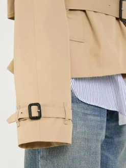 Cropped Trenchcoat Beige